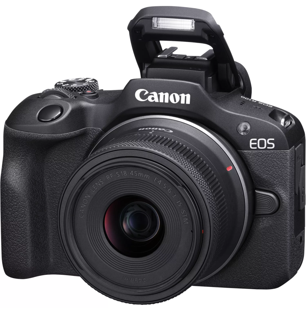Canon EOS R100 avec objectif 18-45/4.5-6.3 RF IS STM