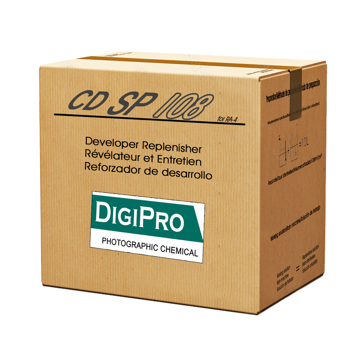 Révélateur DigiPro RA-4 CD-SP 108 - pour faire 4x10L