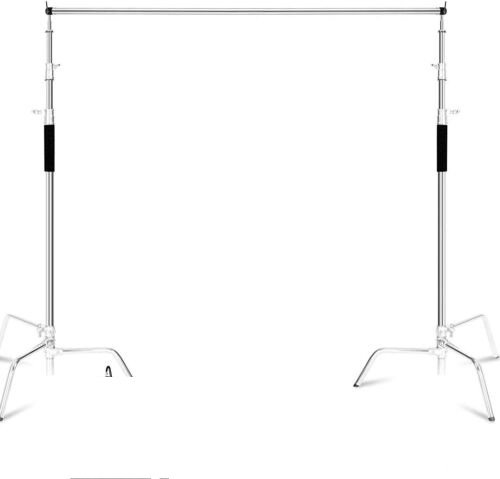 Support du fond mobile en acier inoxydable avec barre télescopique