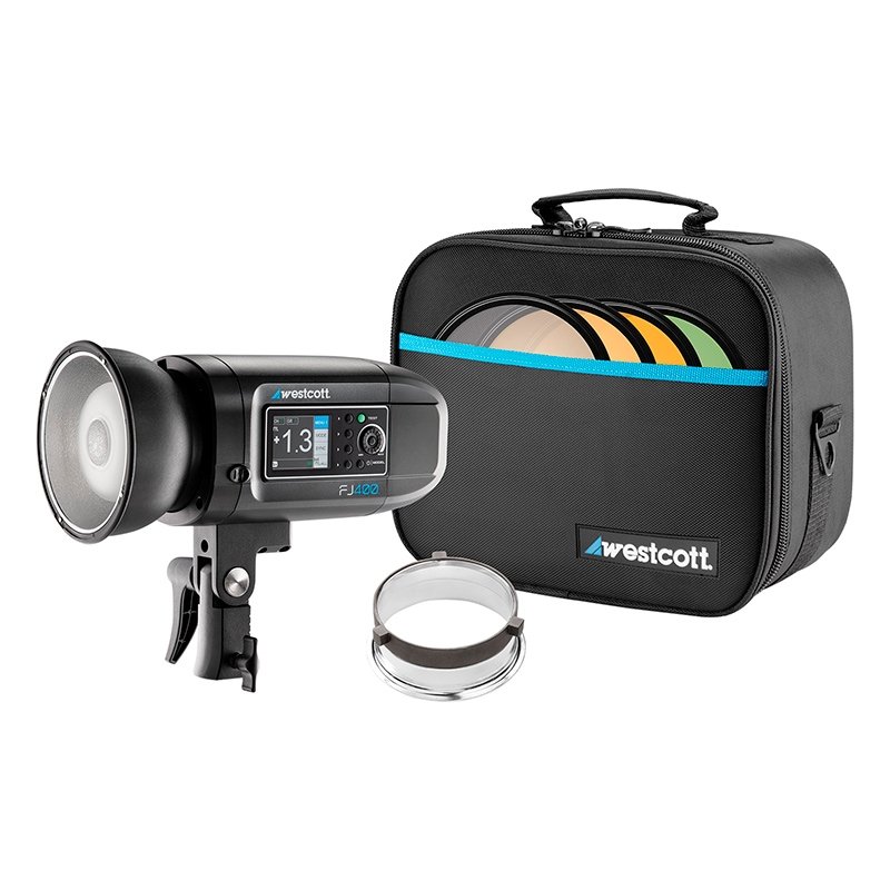 Flash Westcott FJ400 avec batterie AC/DC
