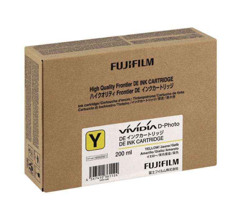 Cartouche d’encre FUJIFILM Yellow pour DE100 / DE100-XD en 200 ml