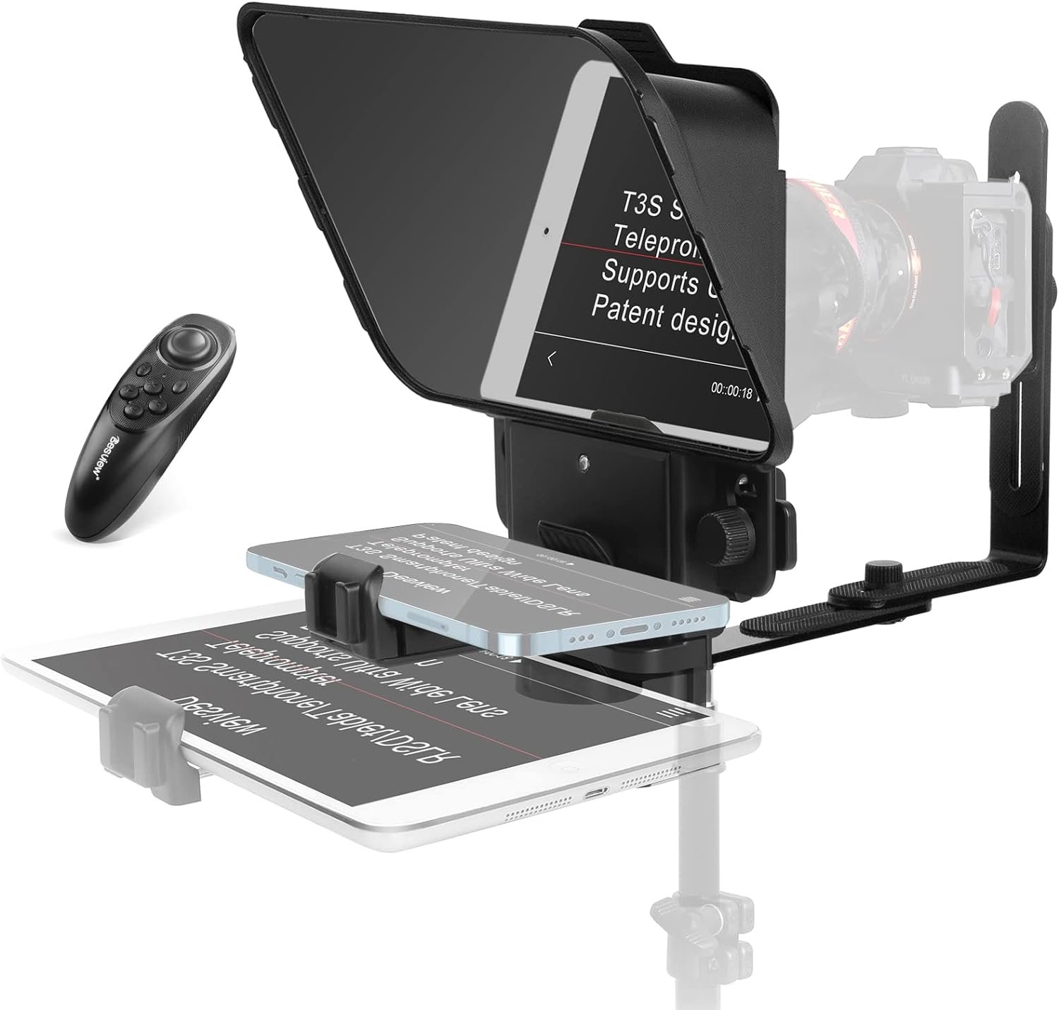 Téléprompteur portable T3S pour tablettes et smartphones