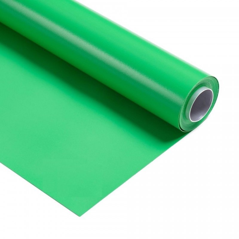 Fond du studio vert Chroma Key  mat en vinyle 2.72x6m