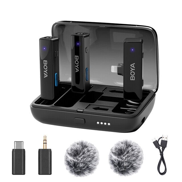 Boya Link 3-en-1 Micro Cravate sans Fil