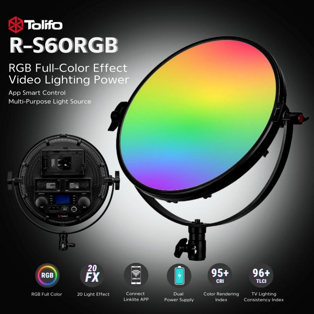 LED TOLIFO R-S60RGB