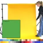 Fond du studio en papier 1.35x11m couleur CHROMAGREEN