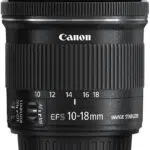 Objectif Canon EF-S 10-18mm f/4.5-5.6 IS STM