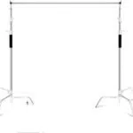 Support du fond mobile en acier inoxydable avec barre télescopique