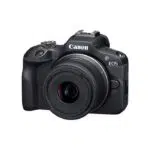 Pack Appareil photo hybride Canon EOS R100 Noir + RF-S 18-45mm f/4.5-6.3 IS STM + Sac photo + Carte mémoire 64 GO – Image 2