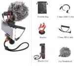 Kit pour créateurs vidéo avec un support pour téléphone et un microphone. – Image 3